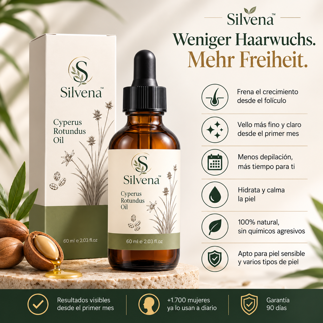 Silvena™ Haarreduktionsöl